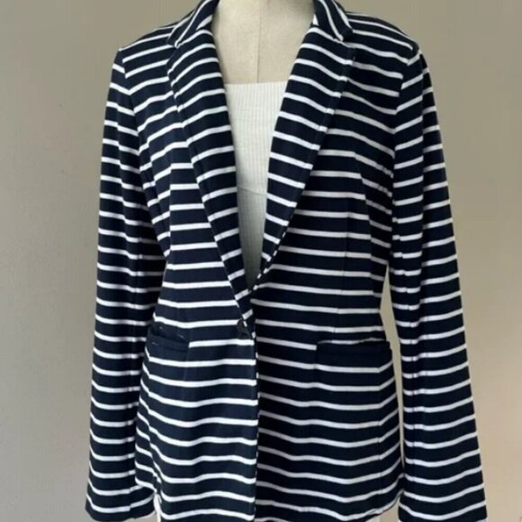 Old Navy one button striped blazer - Picture 2 of 7